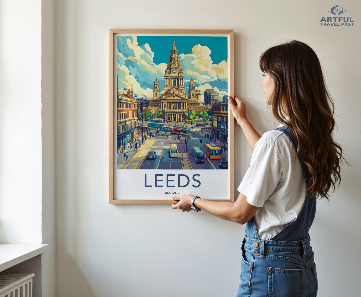 Leeds Poster - England Wall Art