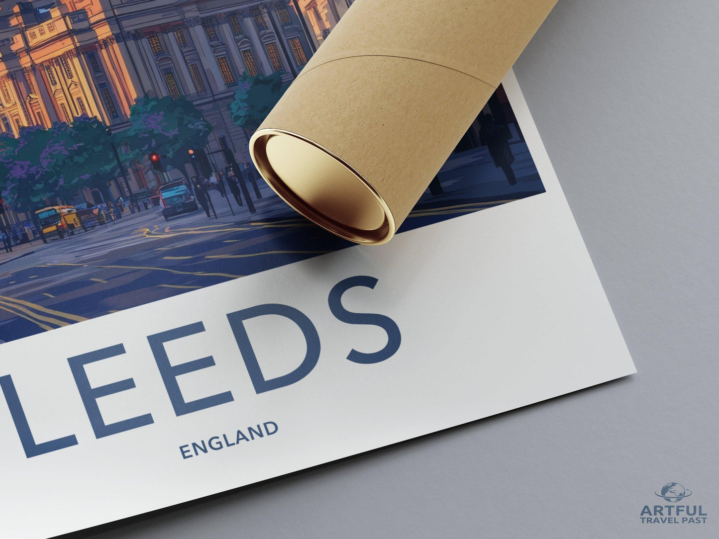 Leeds Poster | England Wall Art | UK Decor