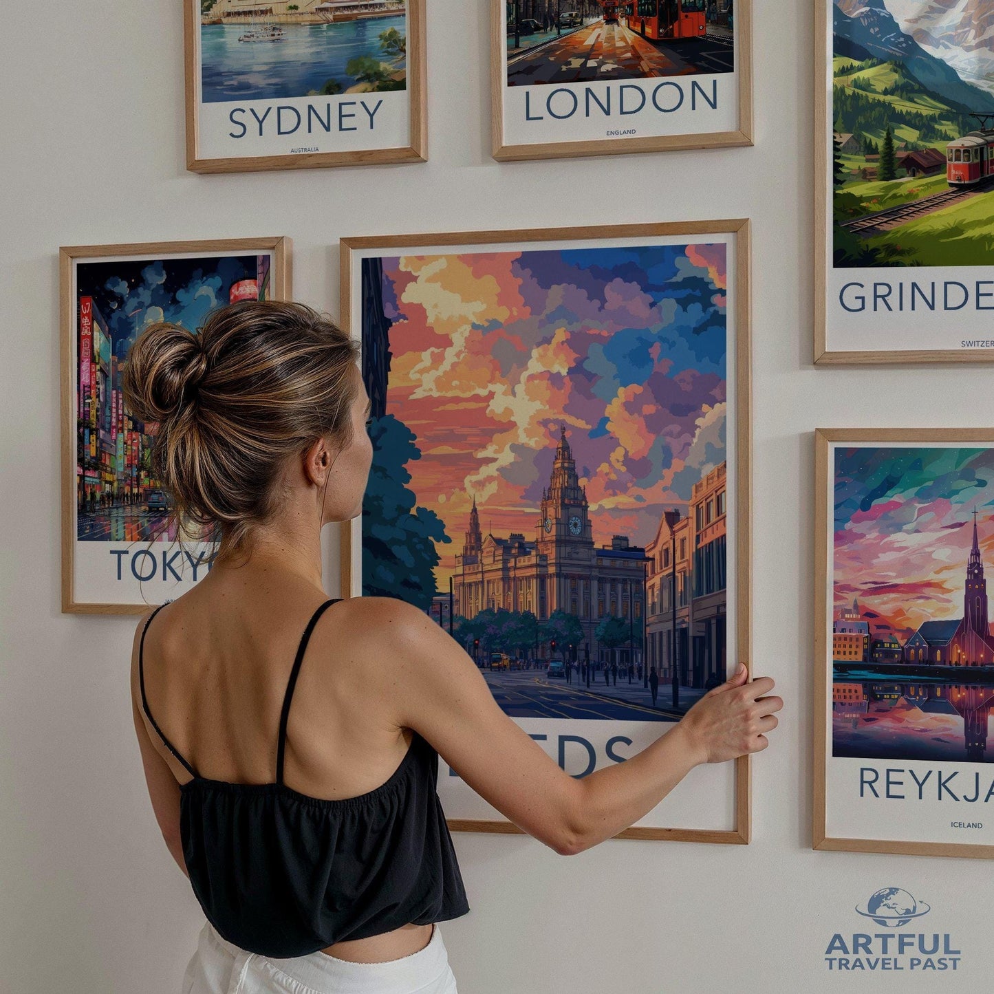 Leeds Poster | England Wall Art | UK Decor