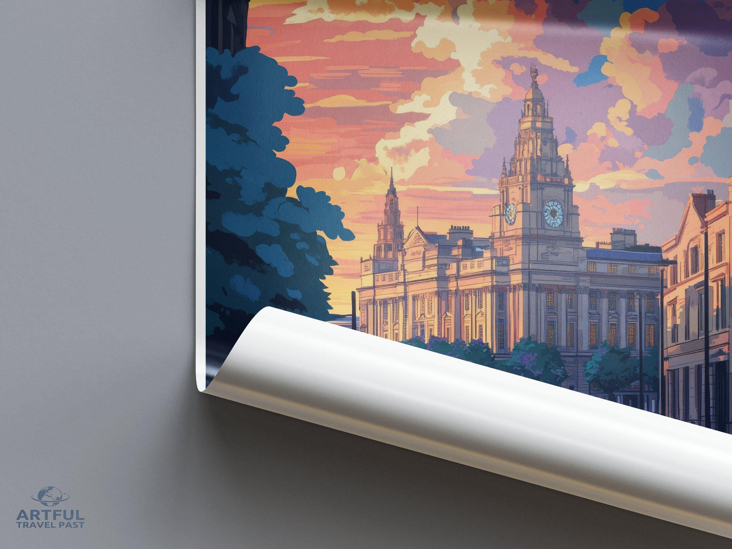 Leeds Poster | England Wall Art | UK Decor
