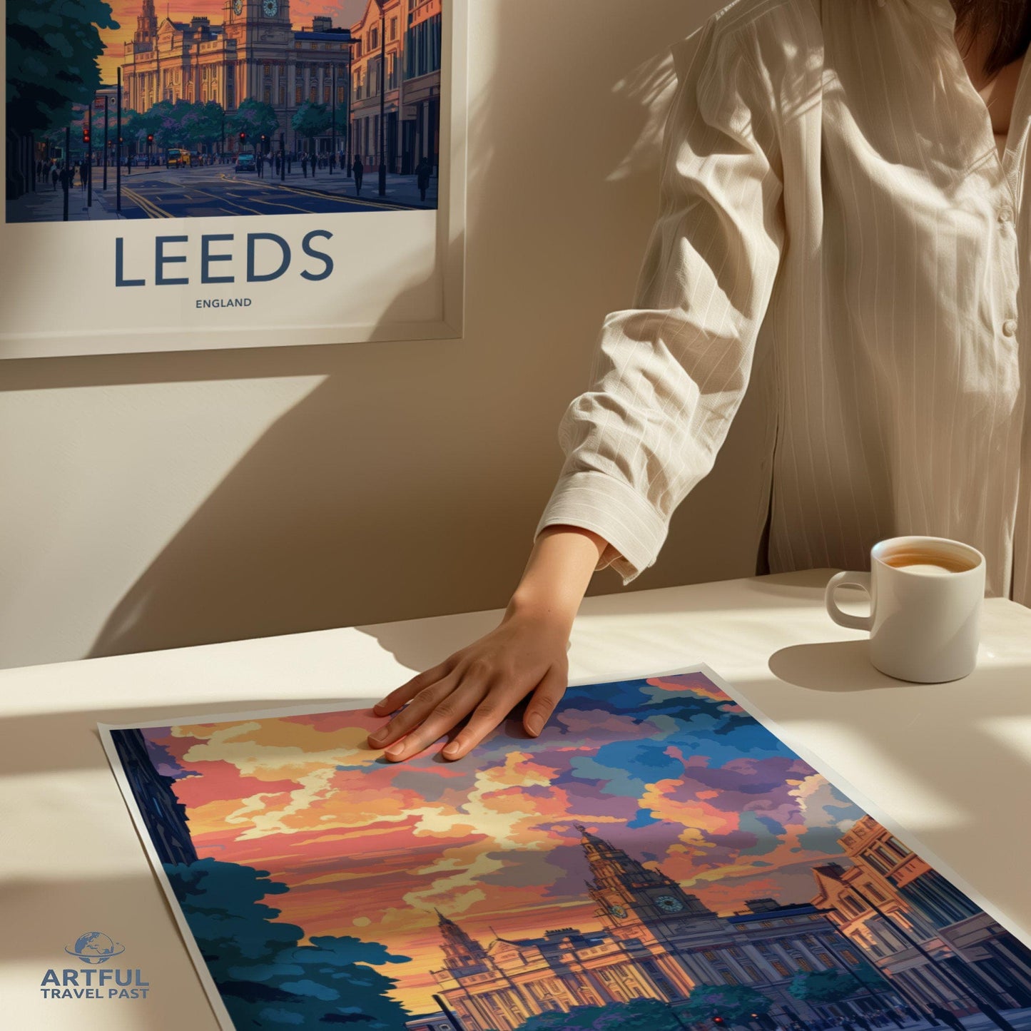 Leeds Poster | England Wall Art | UK Decor