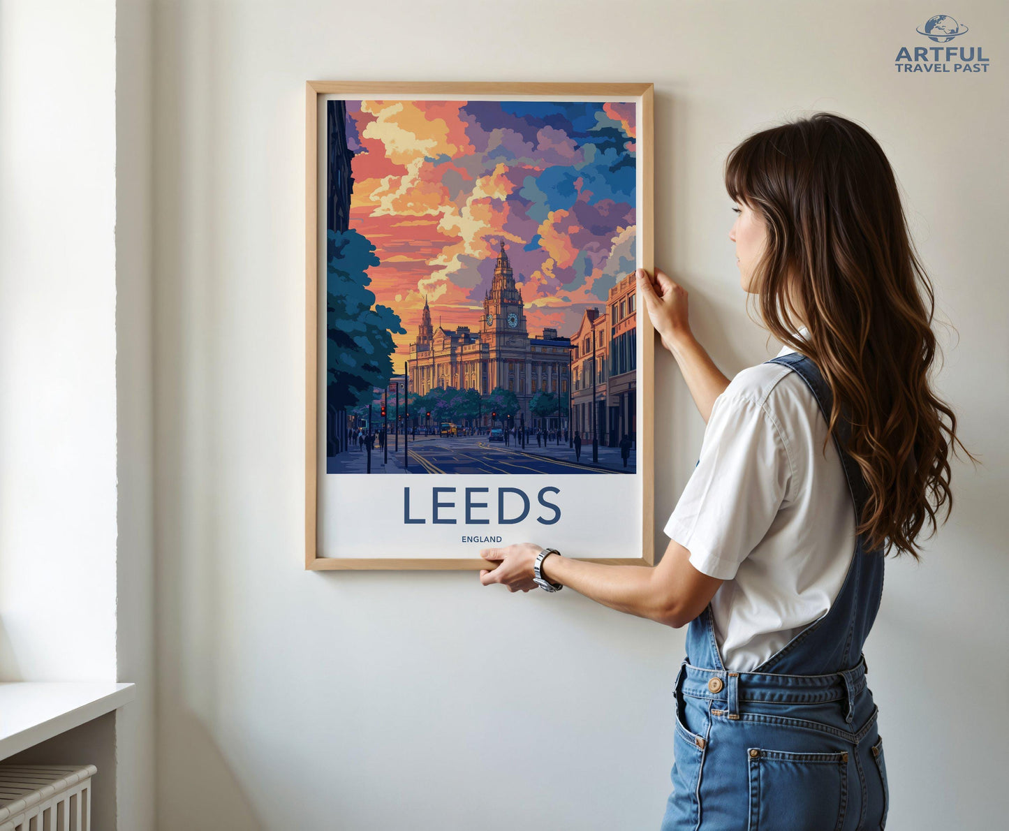 Leeds Poster | England Wall Art | UK Decor