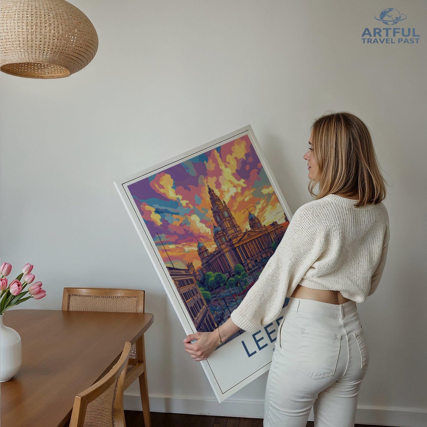 Leeds Poster | England Wall Art | UK Decor