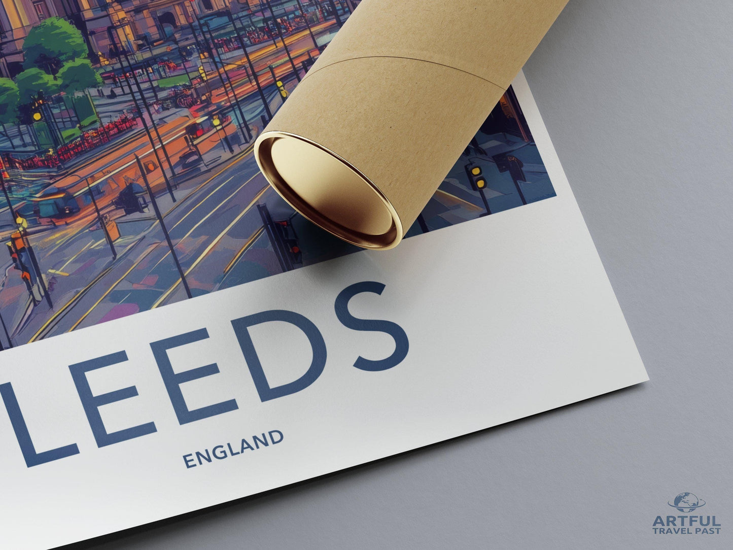 Leeds Poster | England Wall Art | UK Decor