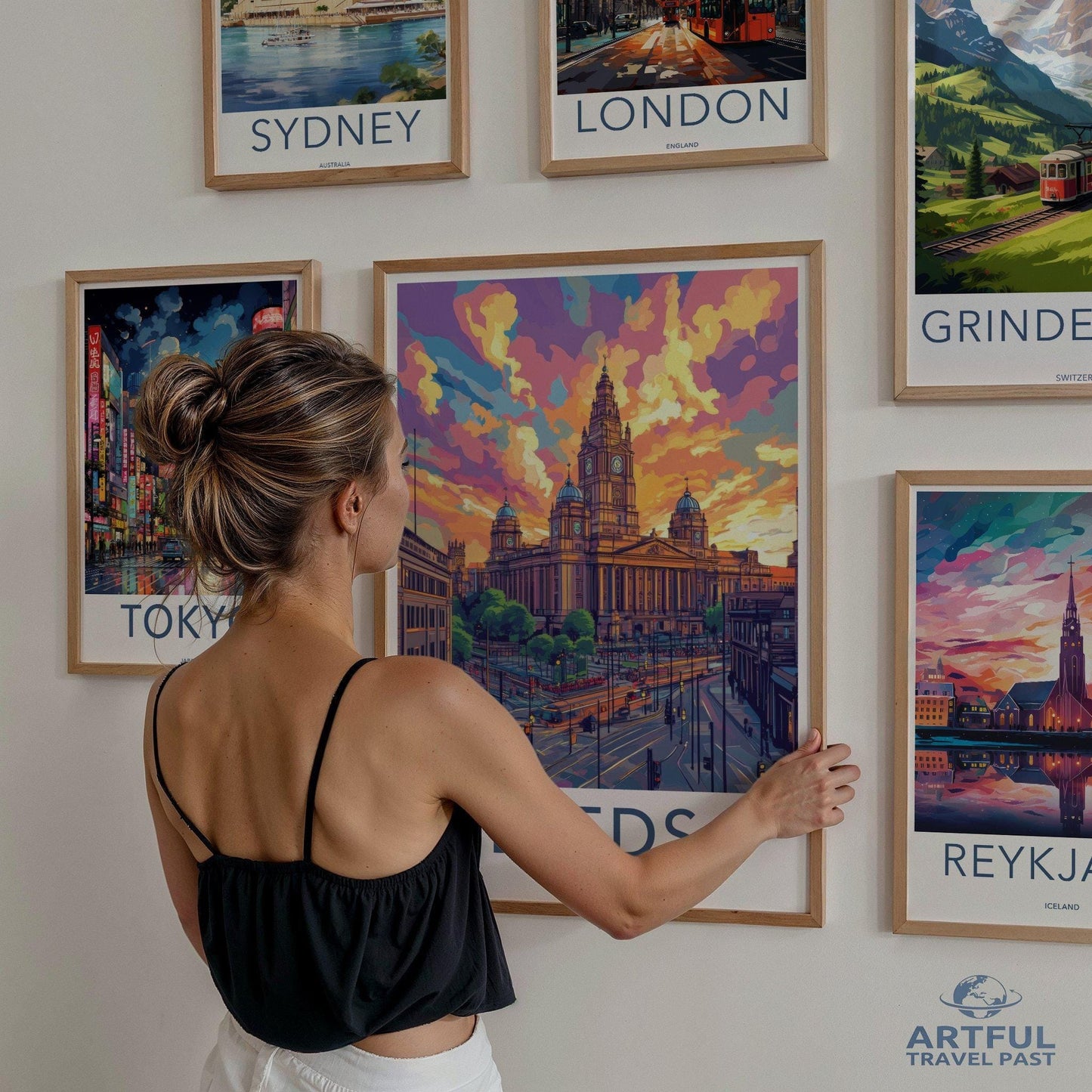 Leeds Poster | England Wall Art | UK Decor