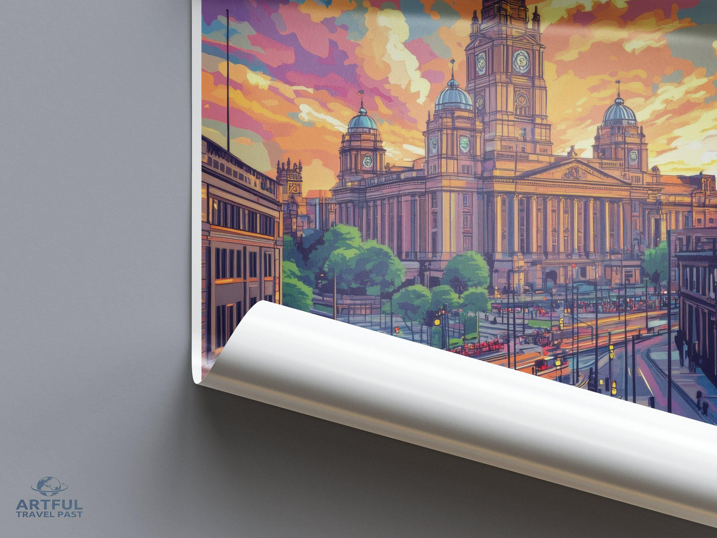 Leeds Poster | England Wall Art | UK Decor