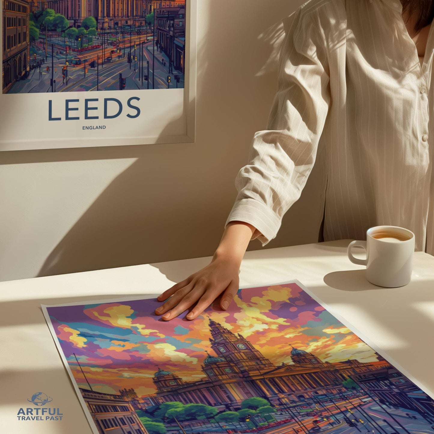 Leeds Poster | England Wall Art | UK Decor