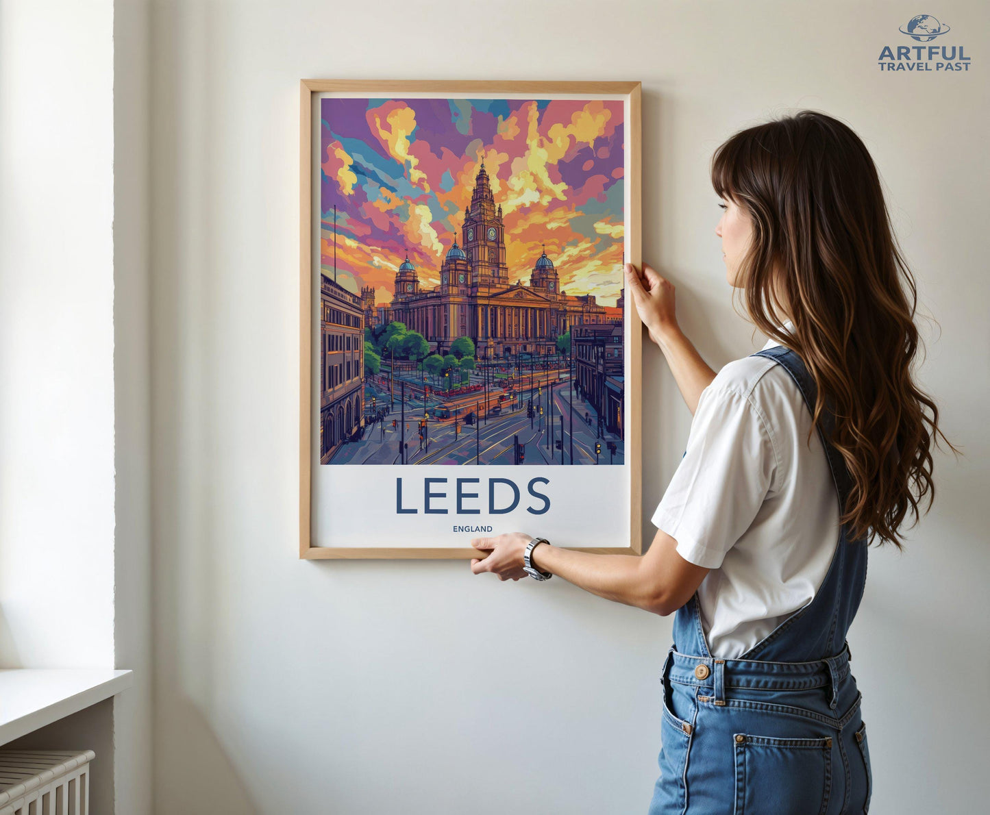 Leeds Poster | England Wall Art | UK Decor