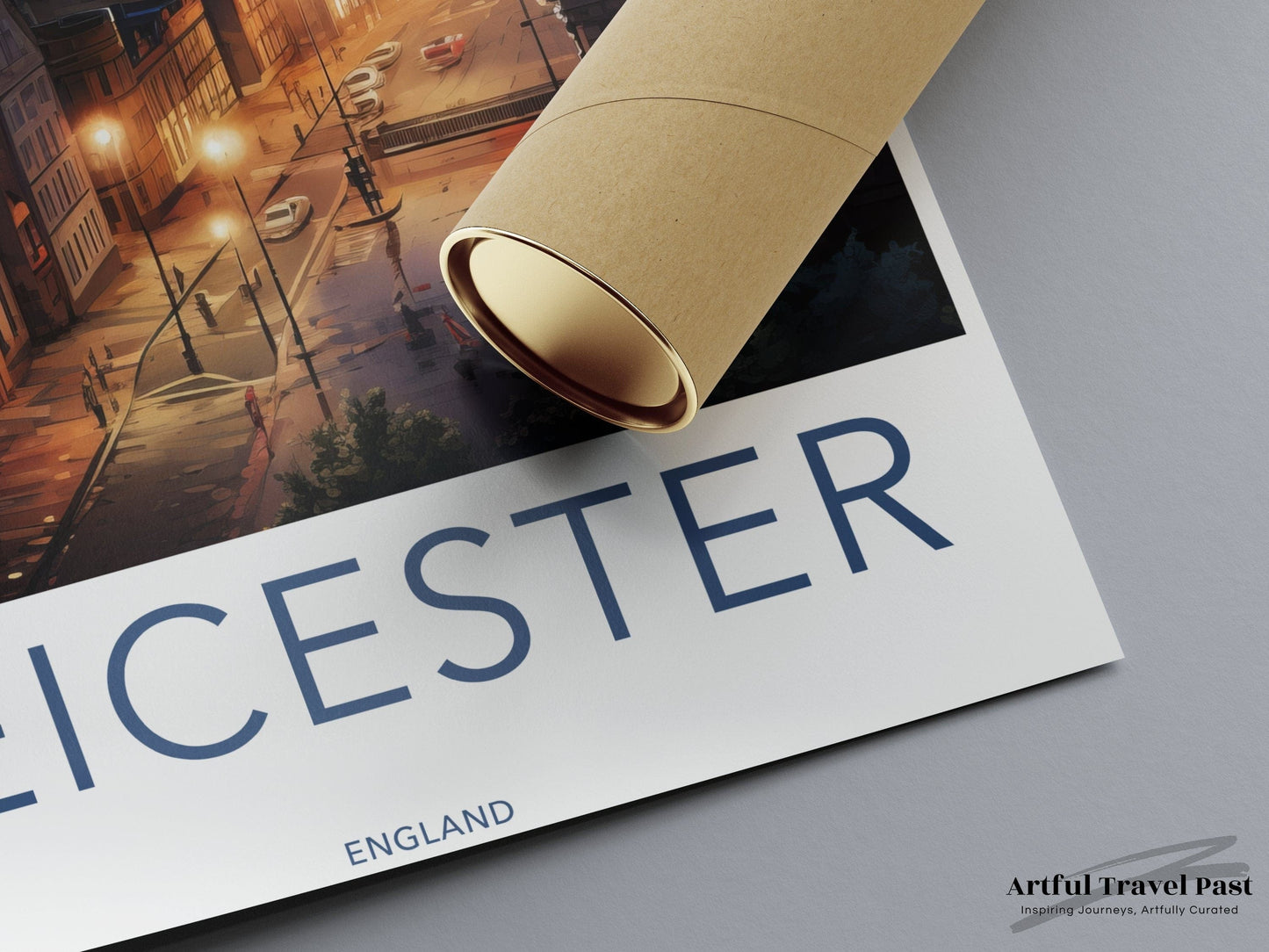 Leicester Poster - England Wall Art