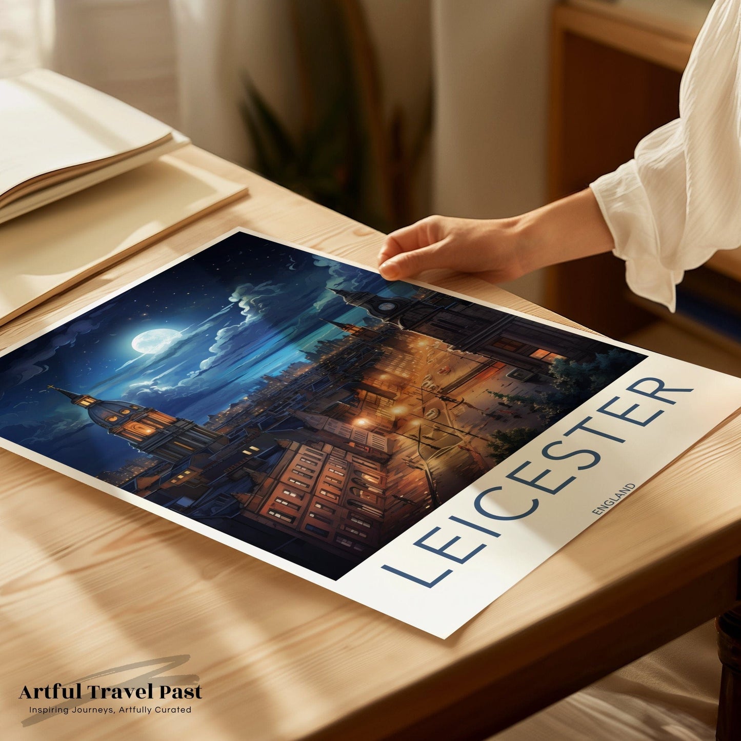 Leicester Poster - England Wall Art