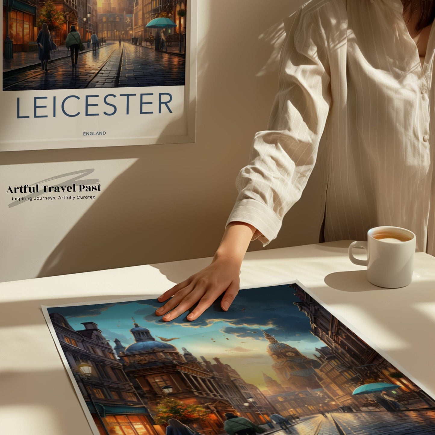 Leicester Poster - England Wall Art