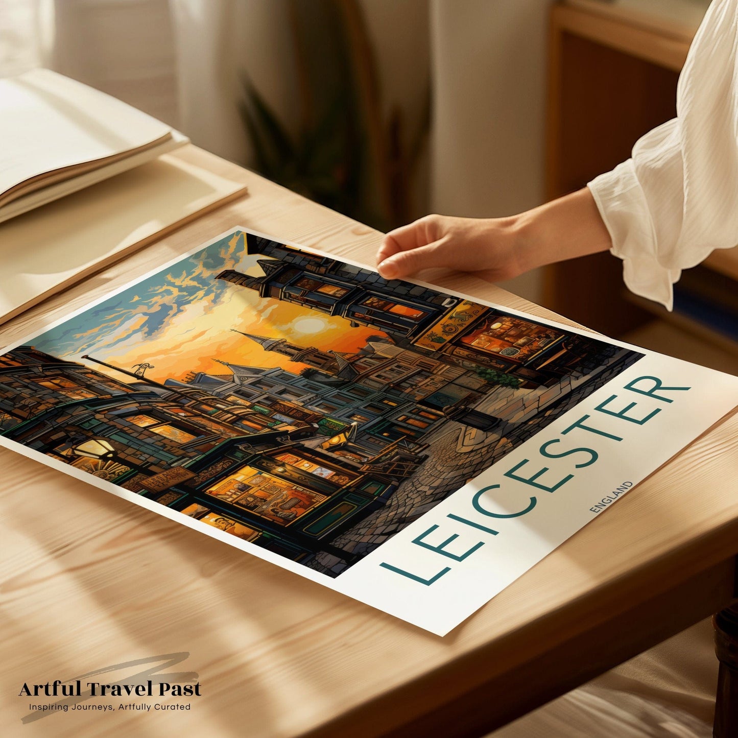 Leicester Poster - England Wall Art