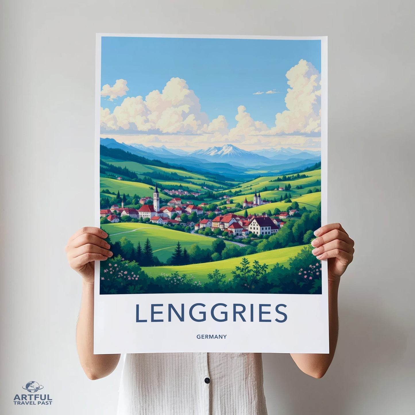 Lenggries Poster - Germany Wall Art