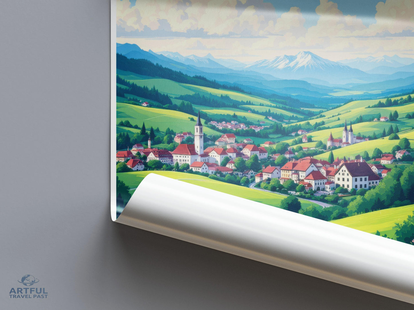 Lenggries Poster - Germany Wall Art