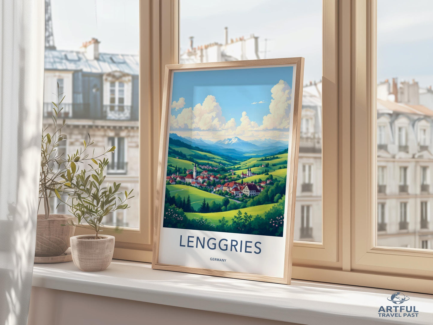 Lenggries Poster - Germany Wall Art