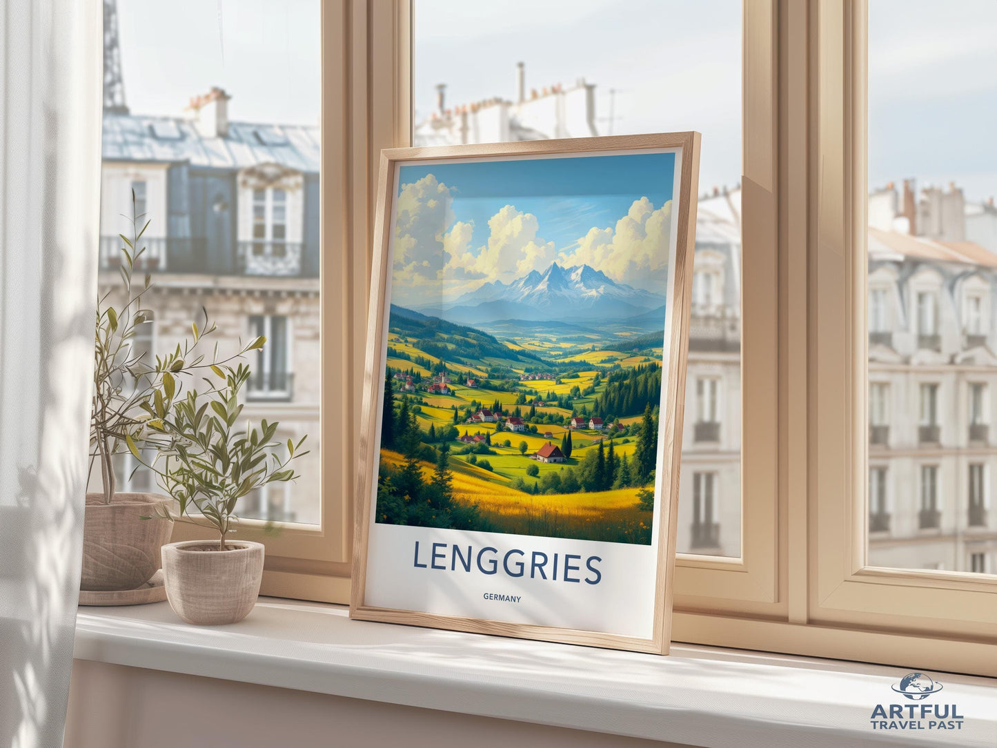 Lenggries Poster - Germany Wall Art