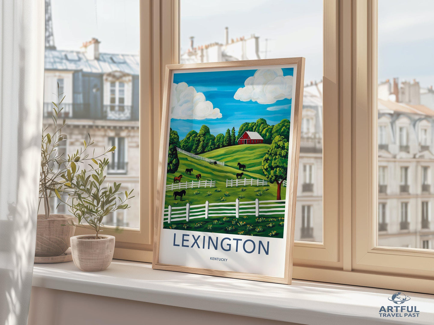 Lexington Poster | Kentucky Wall Art | America Decor