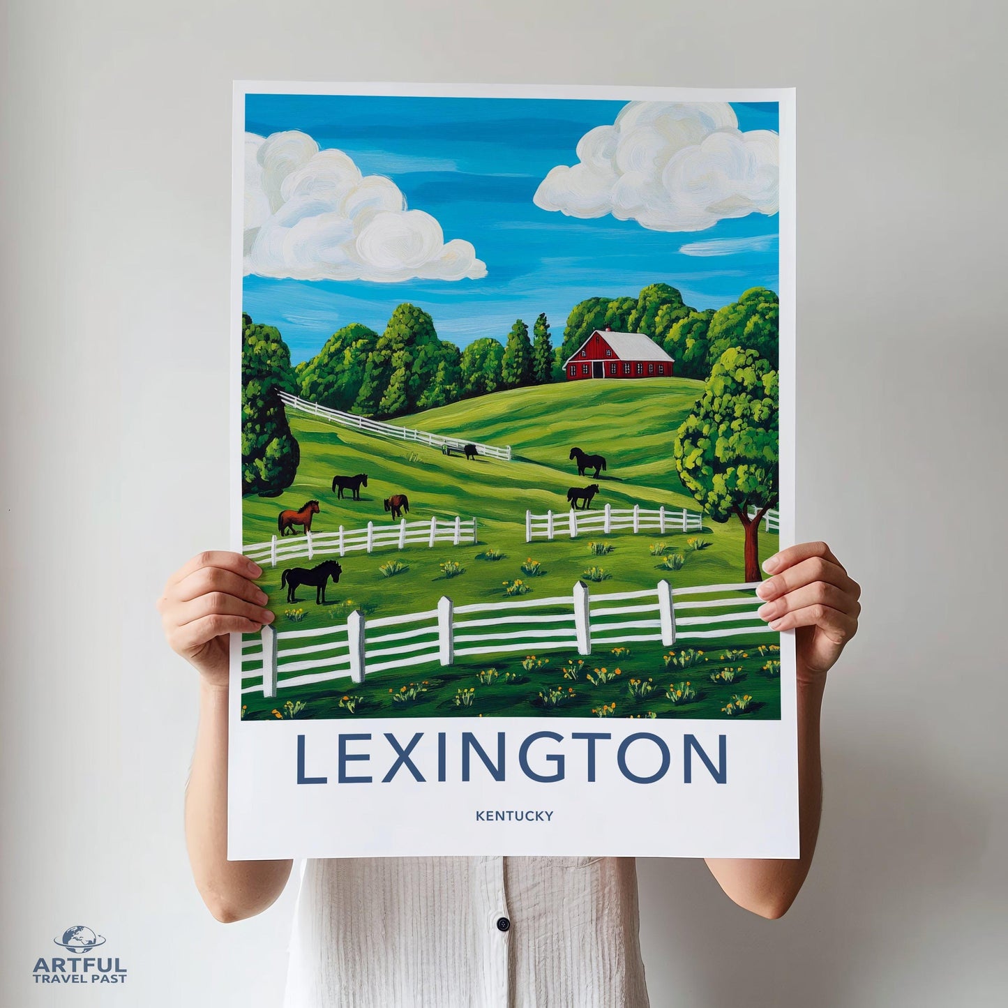Lexington Poster | Kentucky Wall Art | America Decor