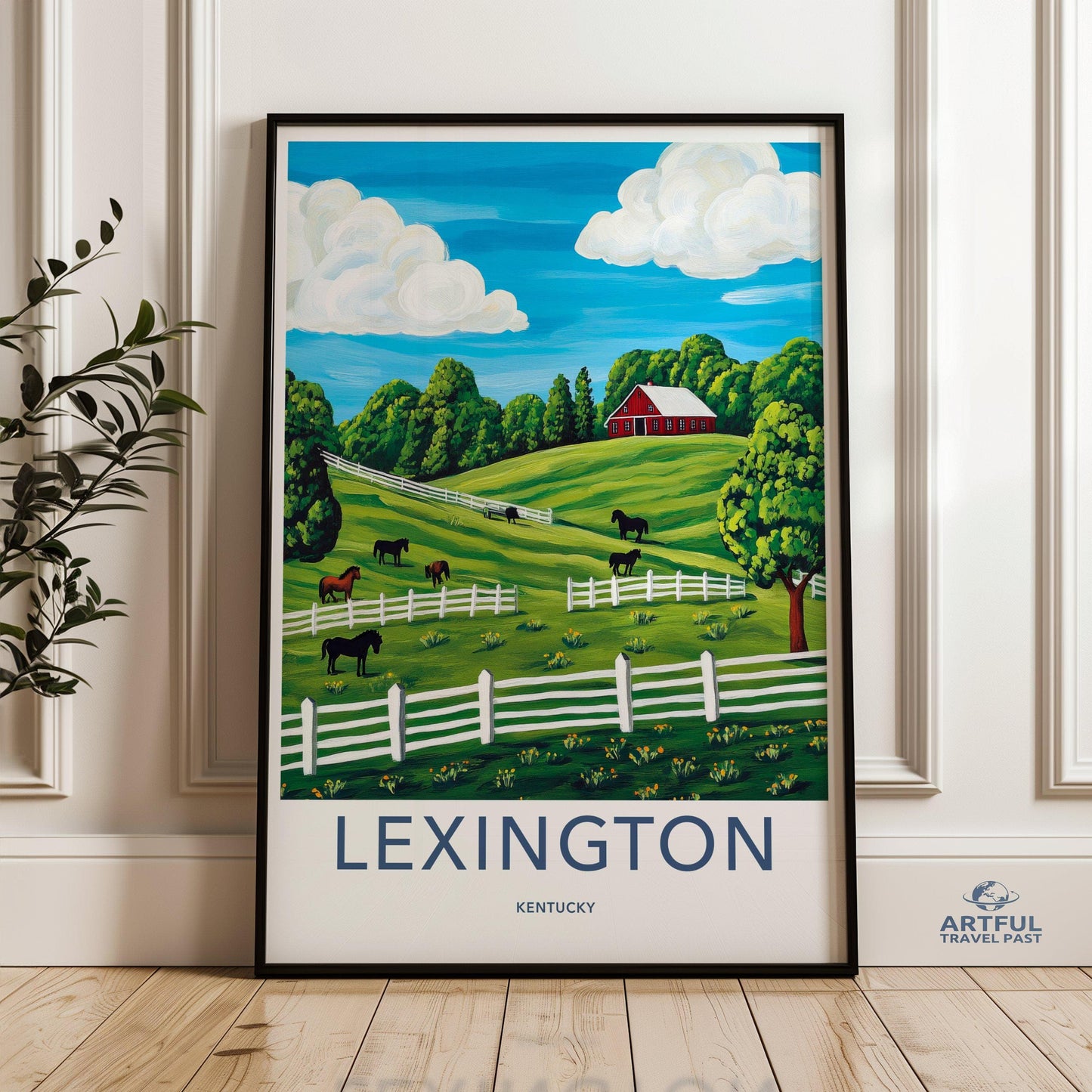 Lexington Poster | Kentucky Wall Art | America Decor