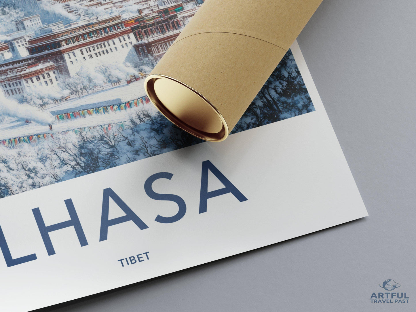 Lhasa Poster - Tibet Wall Art