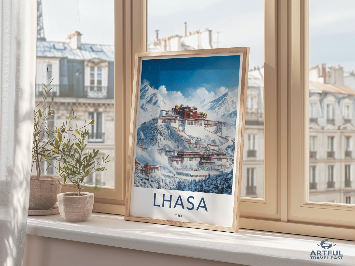 Lhasa Poster - Tibet Wall Art