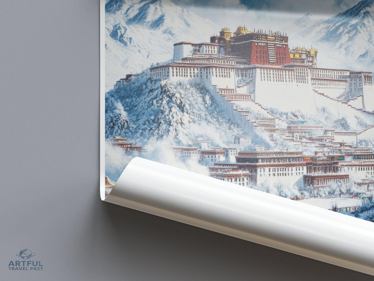 Lhasa Poster - Tibet Wall Art