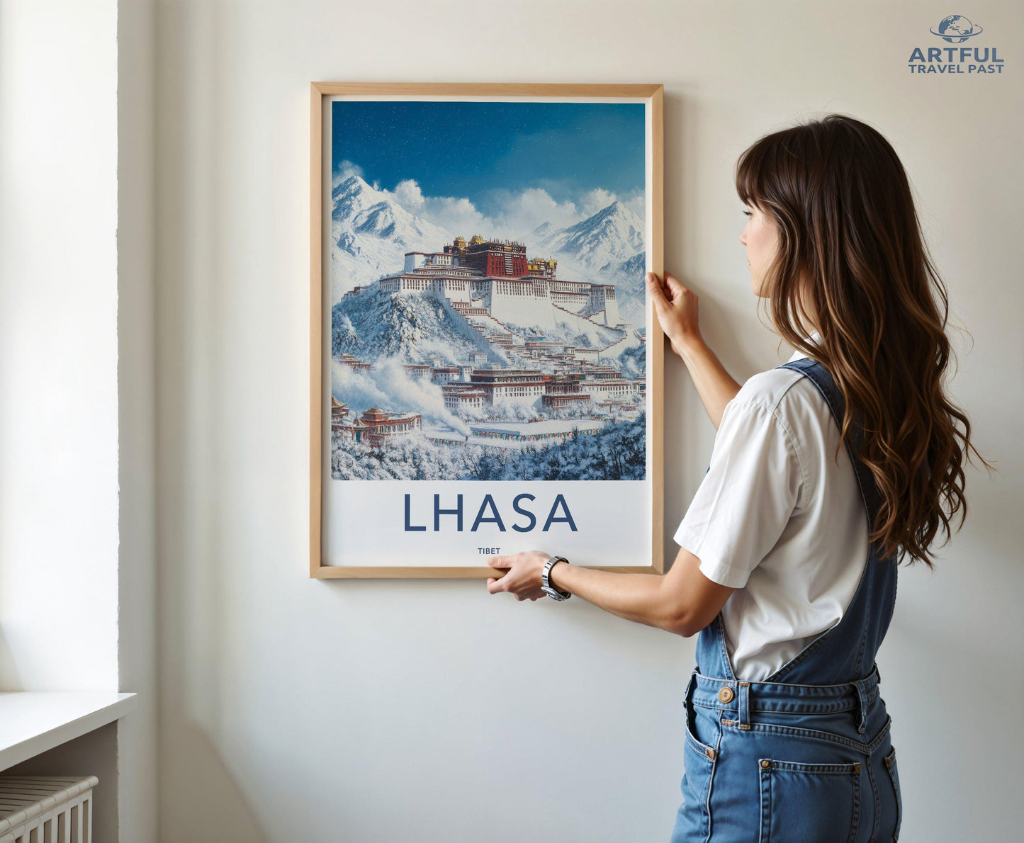 Lhasa Poster - Tibet Wall Art