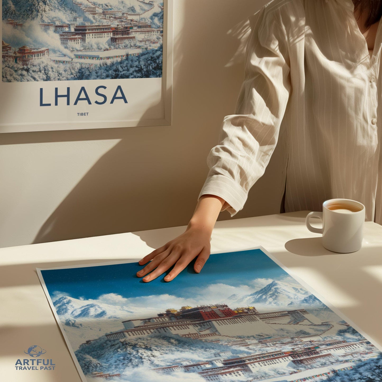 Lhasa Poster - Tibet Wall Art