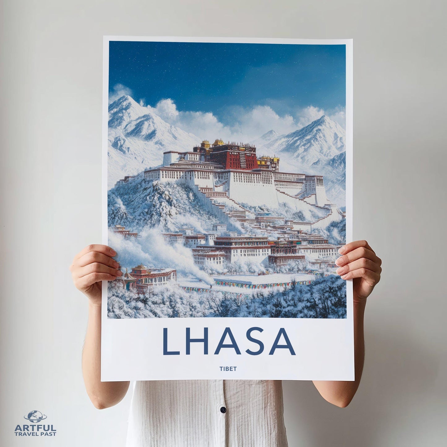 Lhasa Poster - Tibet Wall Art