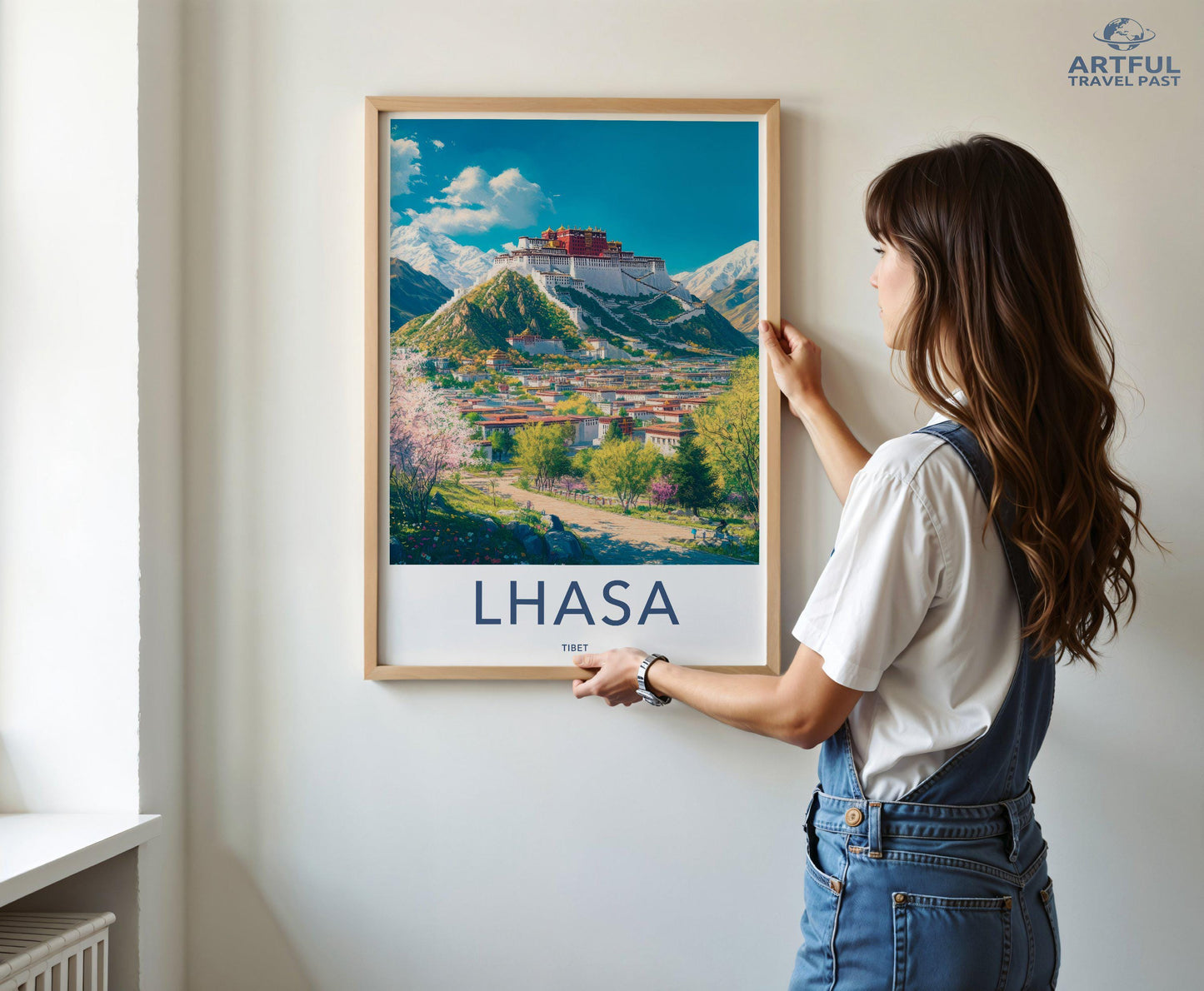 Lhasa Poster - Tibet Wall Art