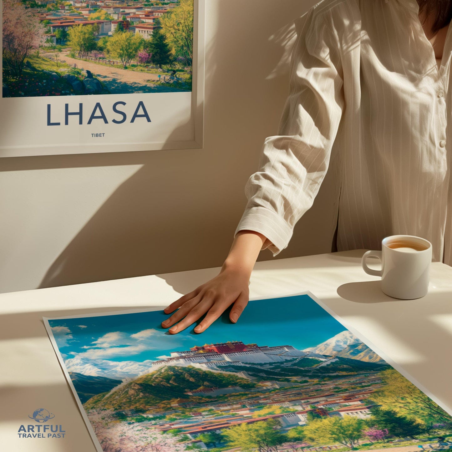 Lhasa Poster - Tibet Wall Art