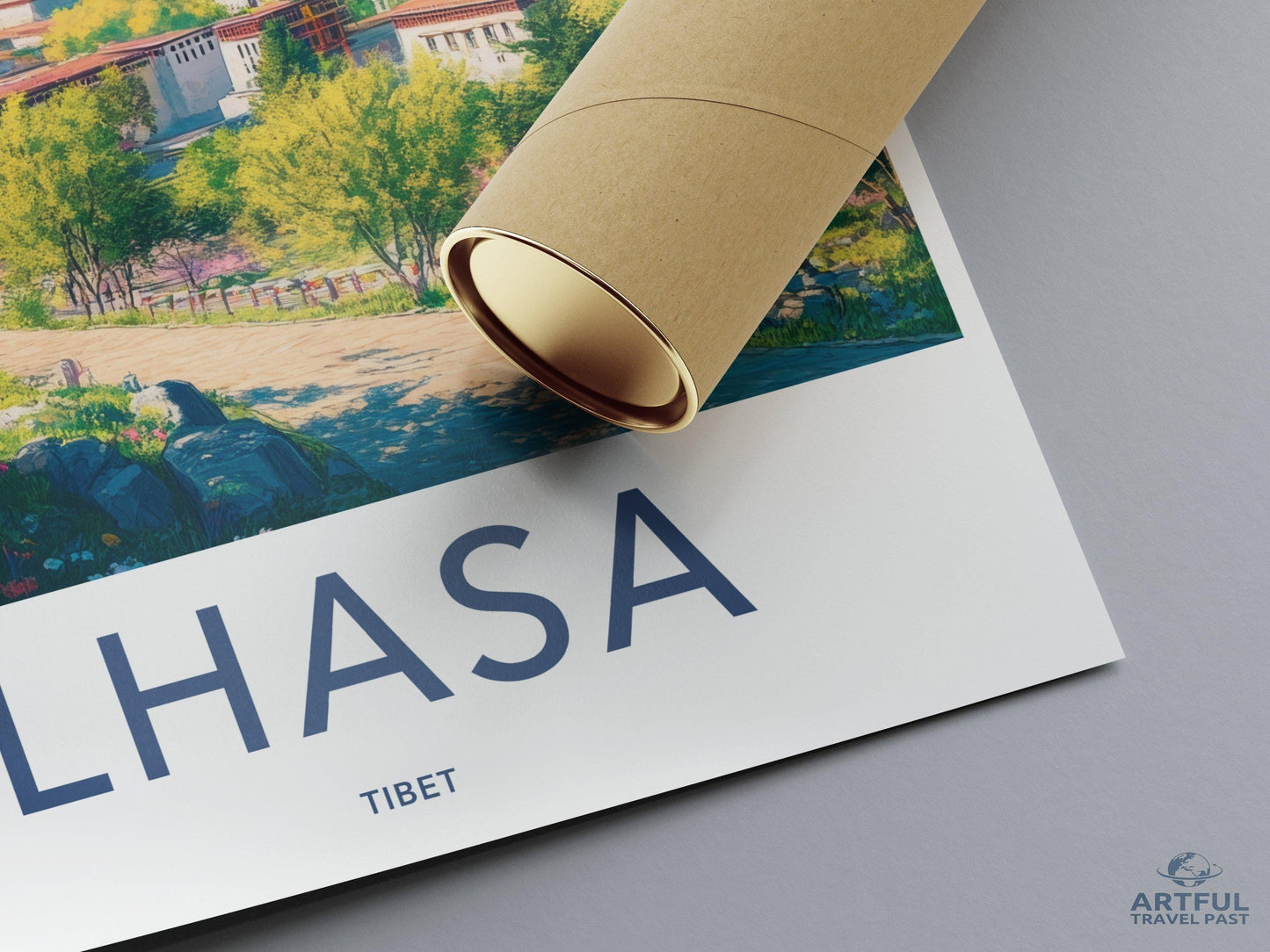 Lhasa Poster - Tibet Wall Art