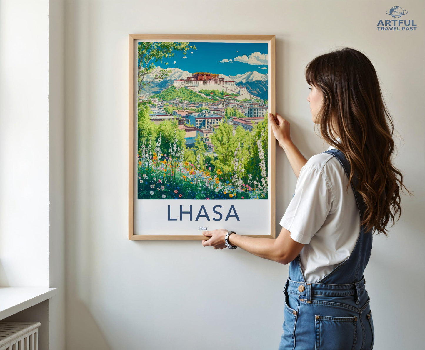 Lhasa Poster - Tibet Wall Art
