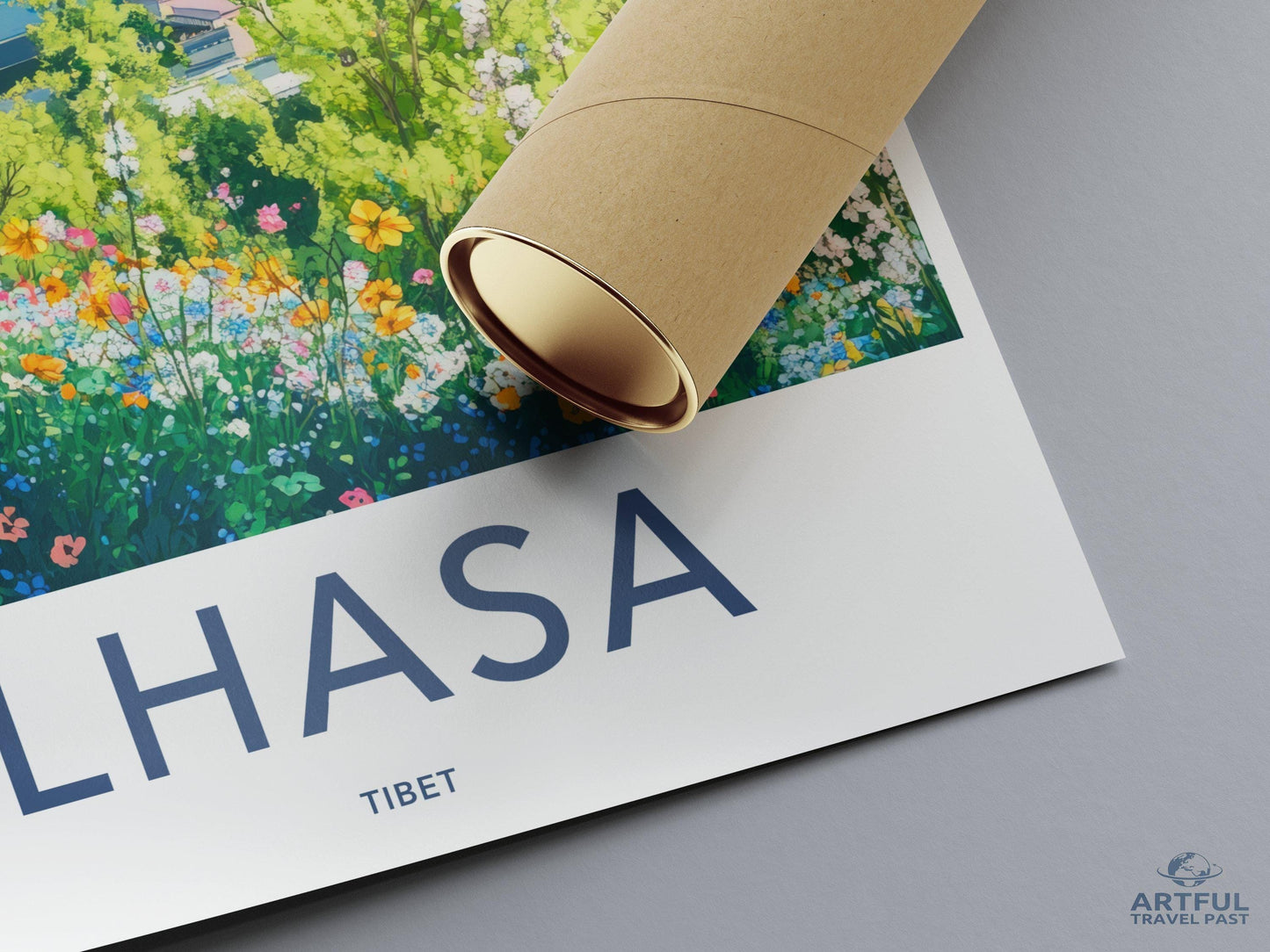 Lhasa Poster - Tibet Wall Art