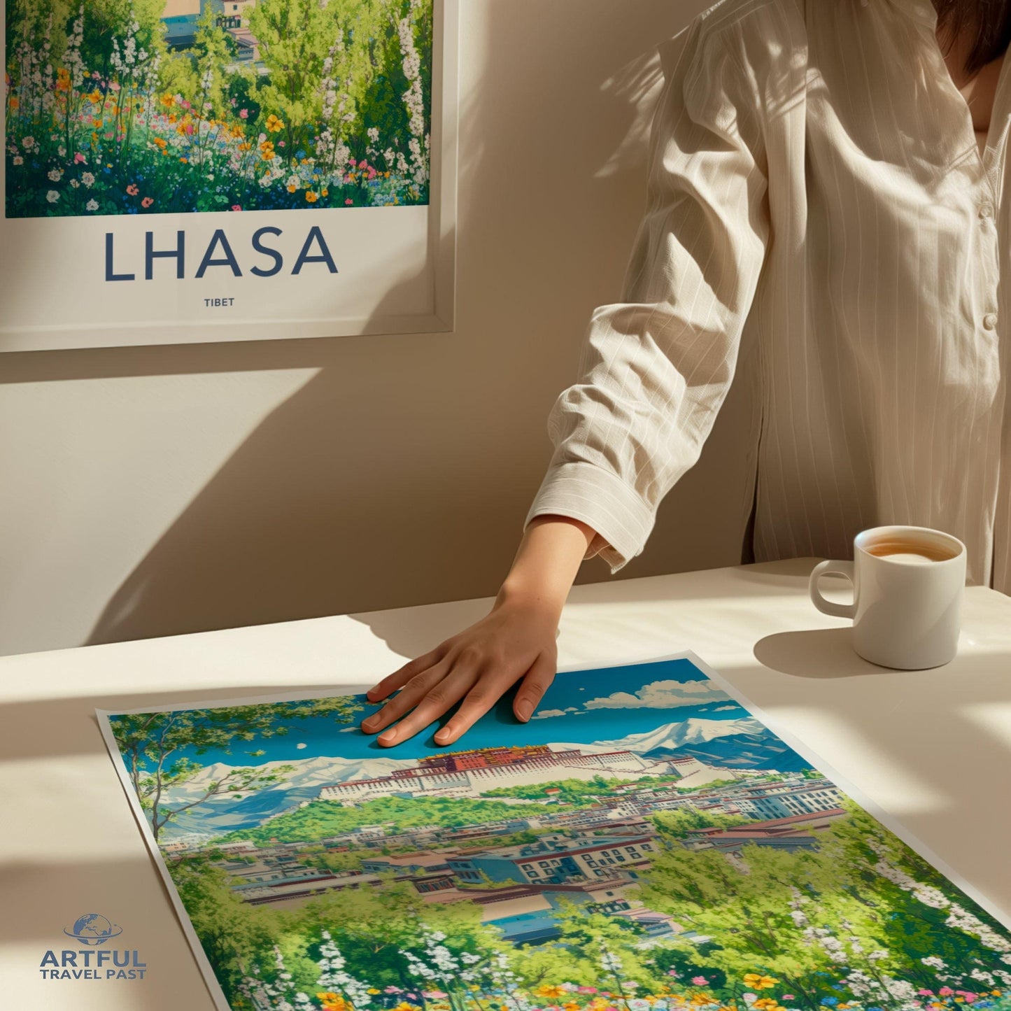 Lhasa Poster - Tibet Wall Art