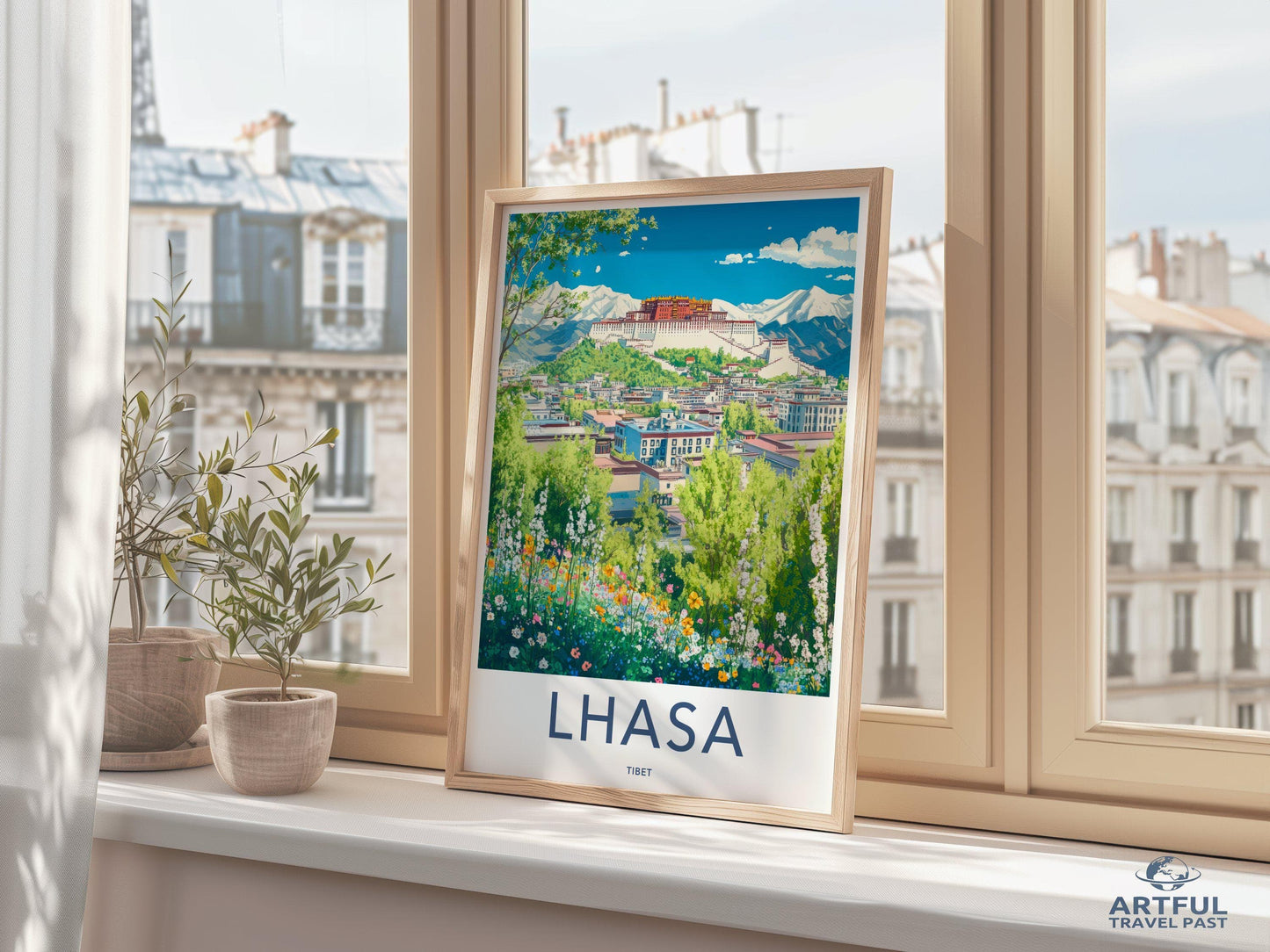 Lhasa Poster - Tibet Wall Art