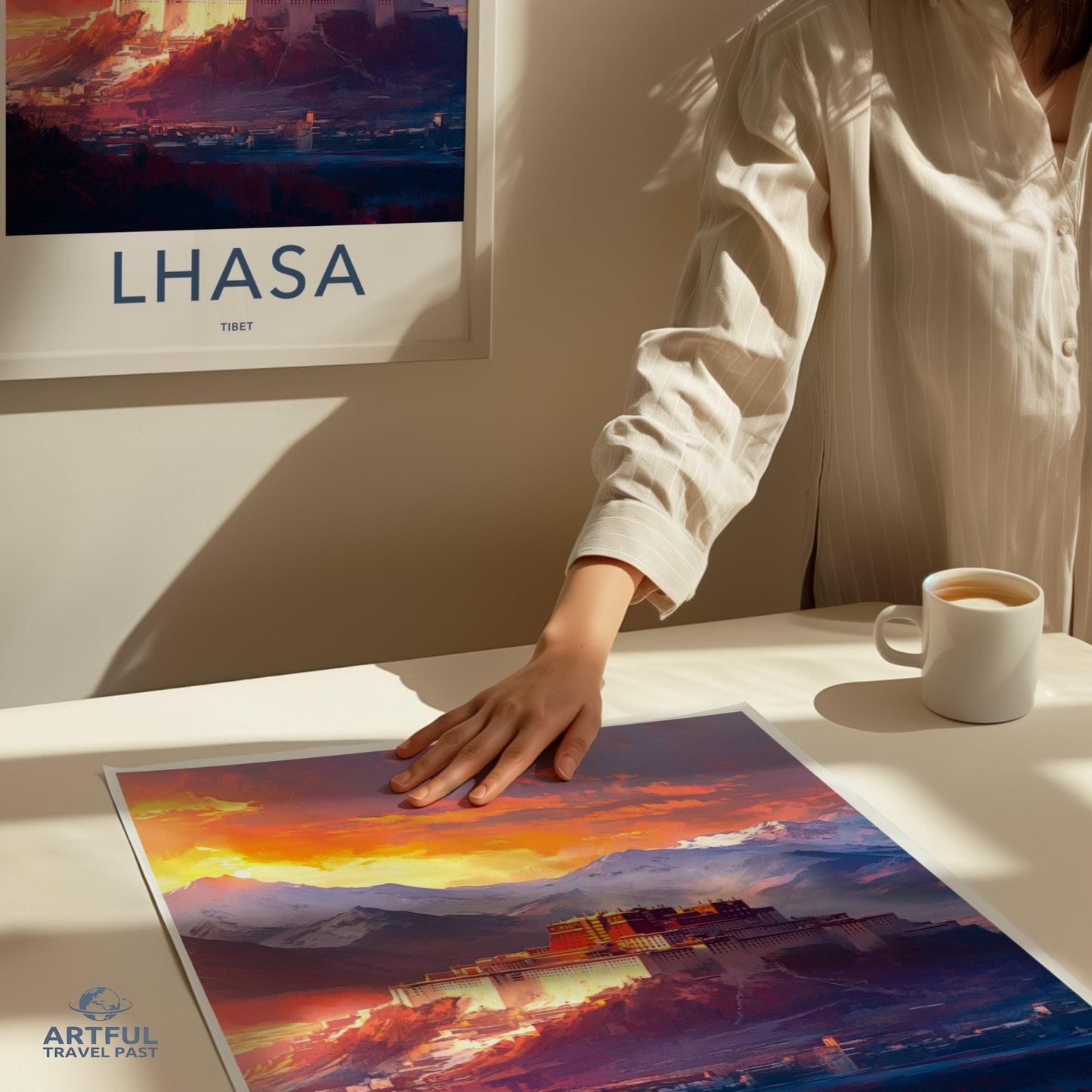 Lhasa Poster - Tibet Wall Art
