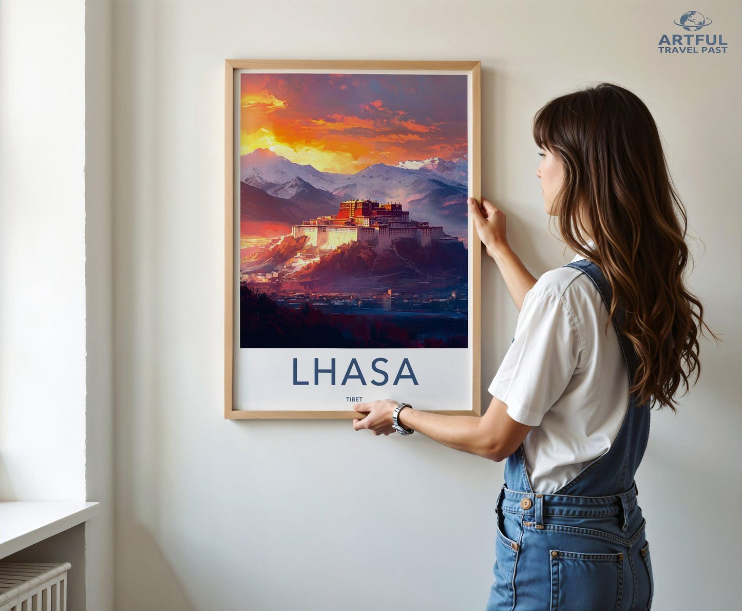 Lhasa Poster - Tibet Wall Art
