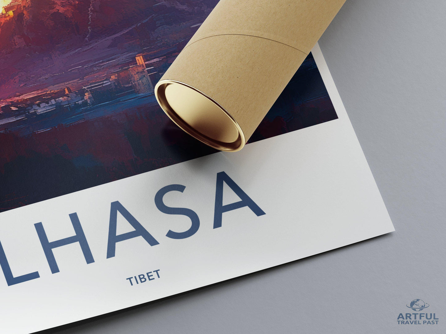 Lhasa Poster - Tibet Wall Art