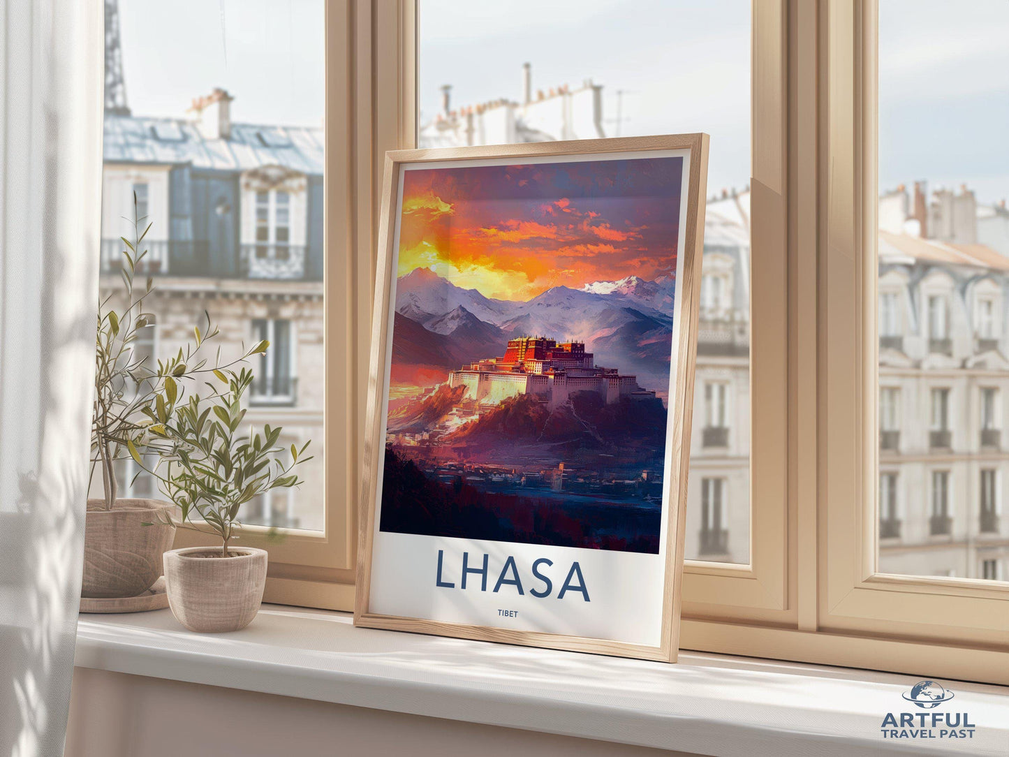 Lhasa Poster - Tibet Wall Art
