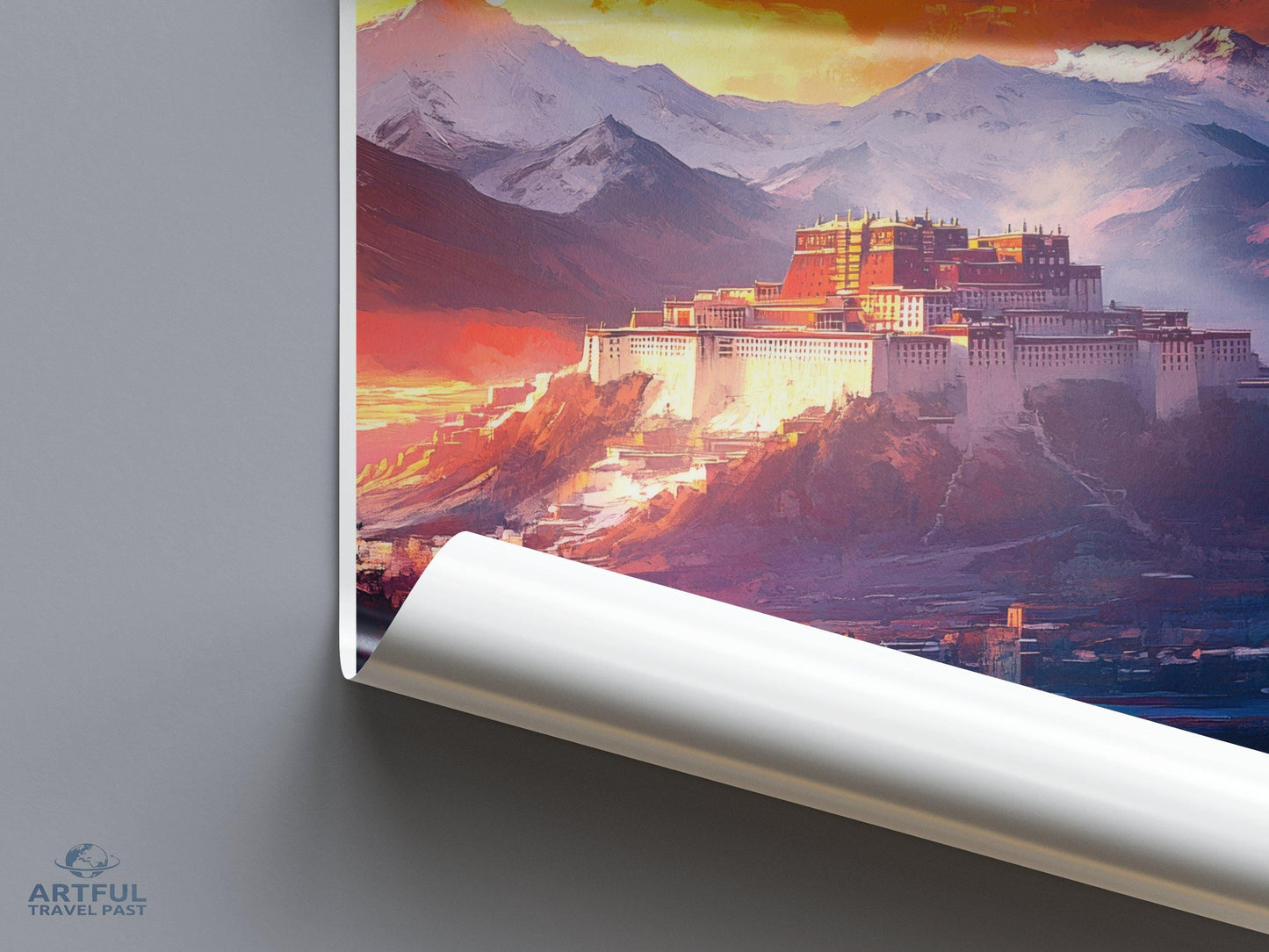 Lhasa Poster - Tibet Wall Art