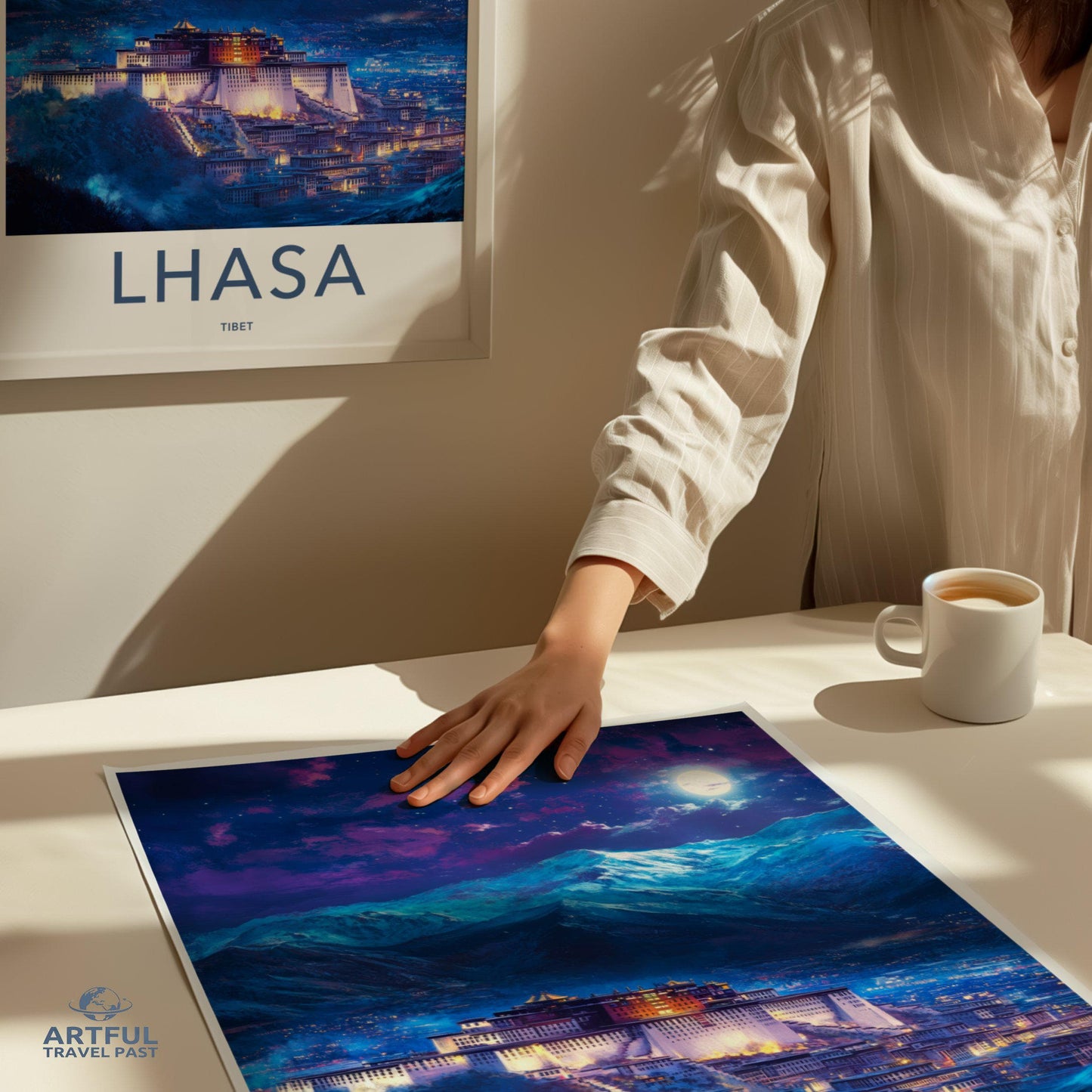 Lhasa Poster - Tibet Wall Art