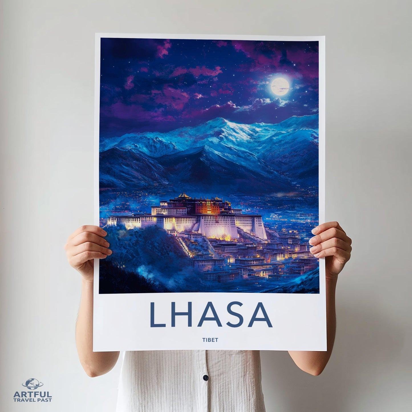 Lhasa Poster - Tibet Wall Art