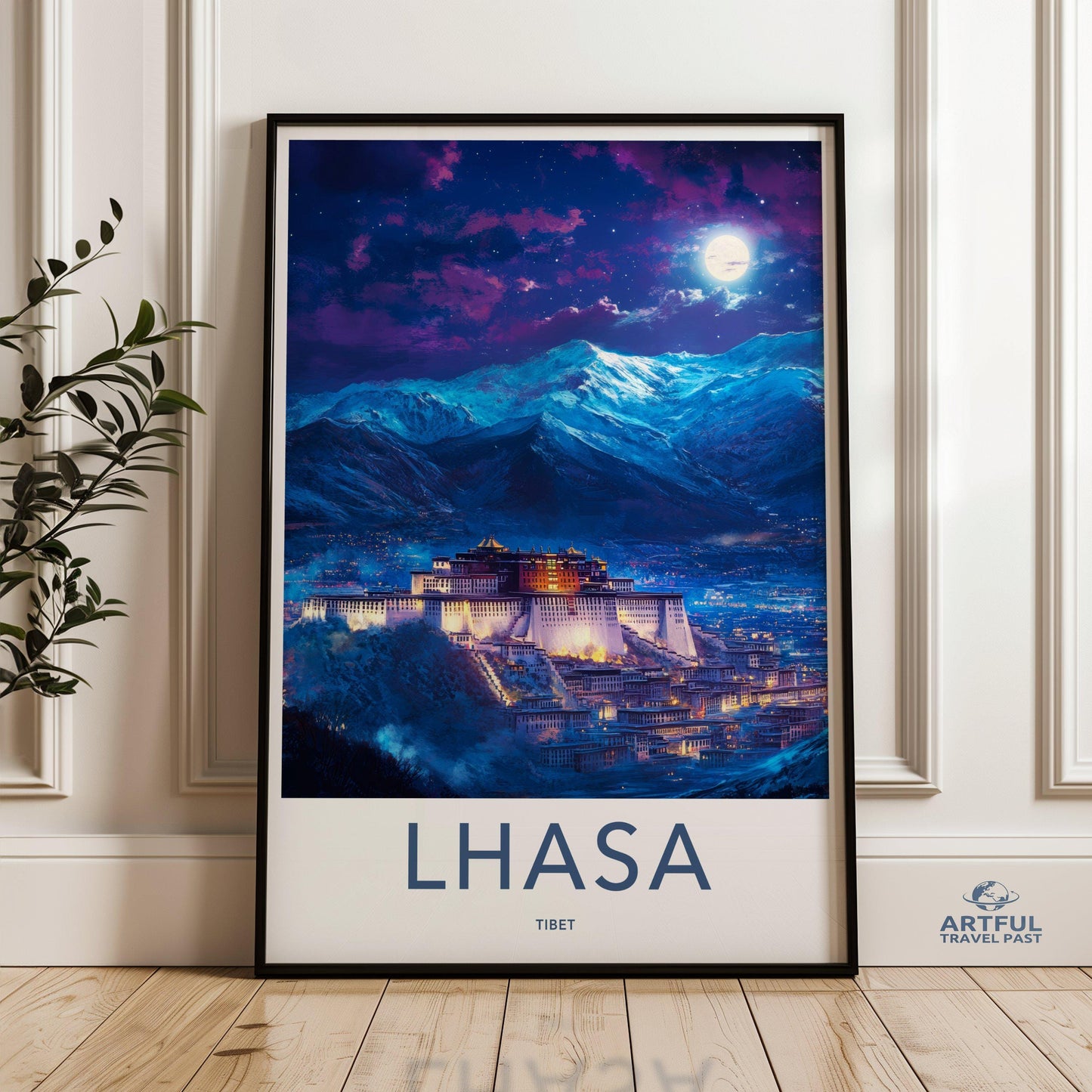 Lhasa Poster - Tibet Wall Art