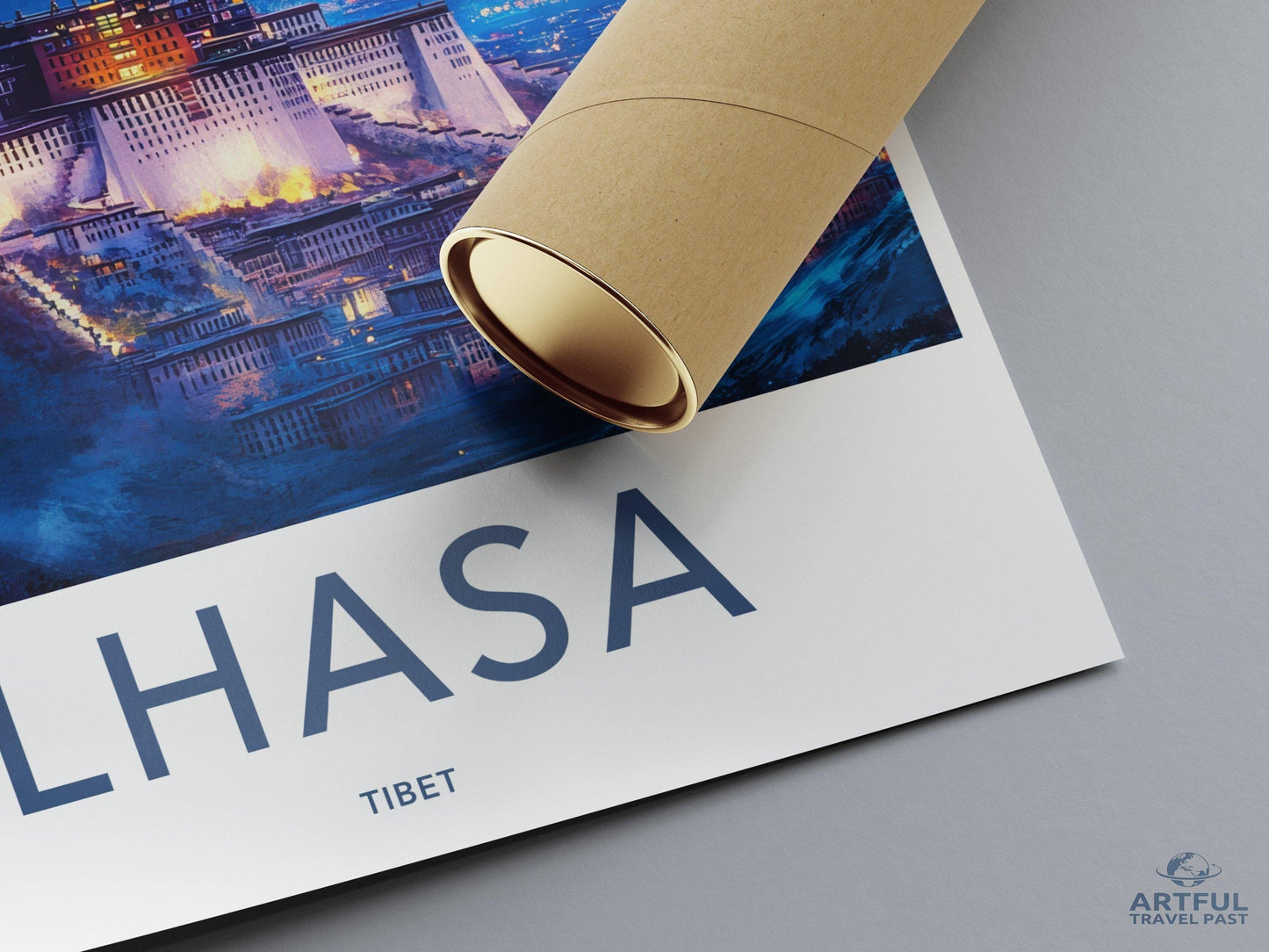Lhasa Poster - Tibet Wall Art