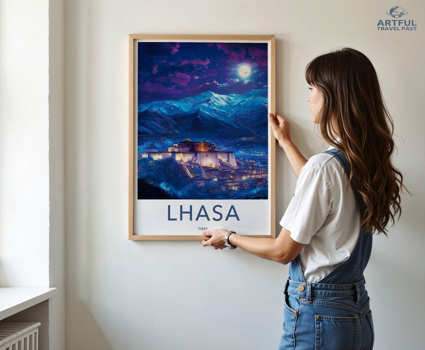 Lhasa Poster - Tibet Wall Art
