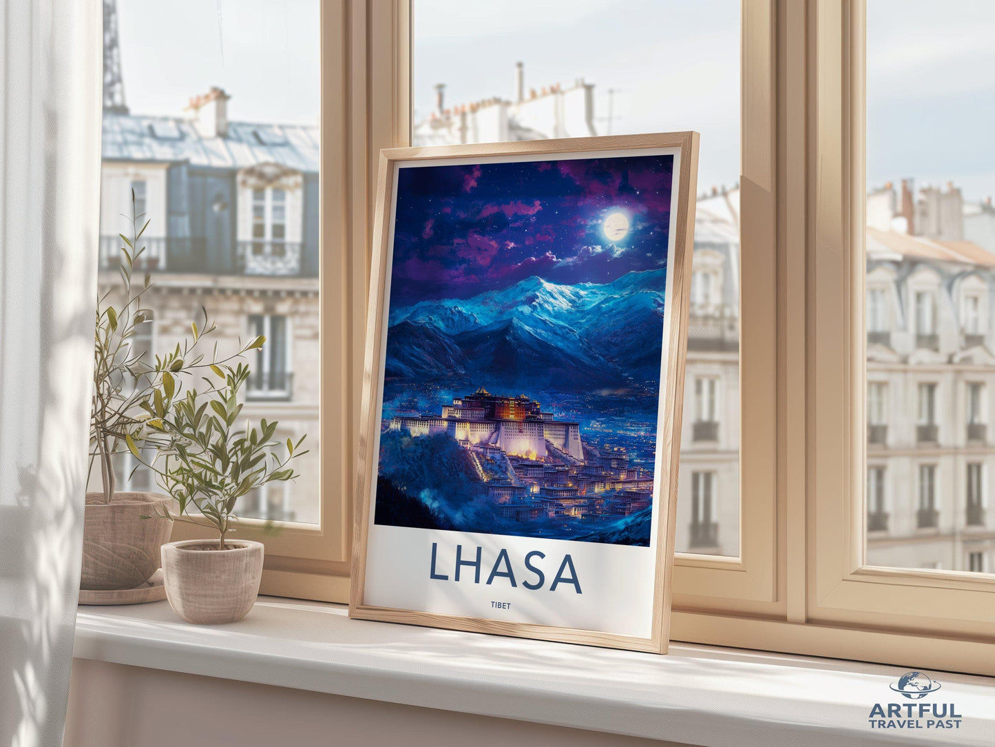 Lhasa Poster - Tibet Wall Art