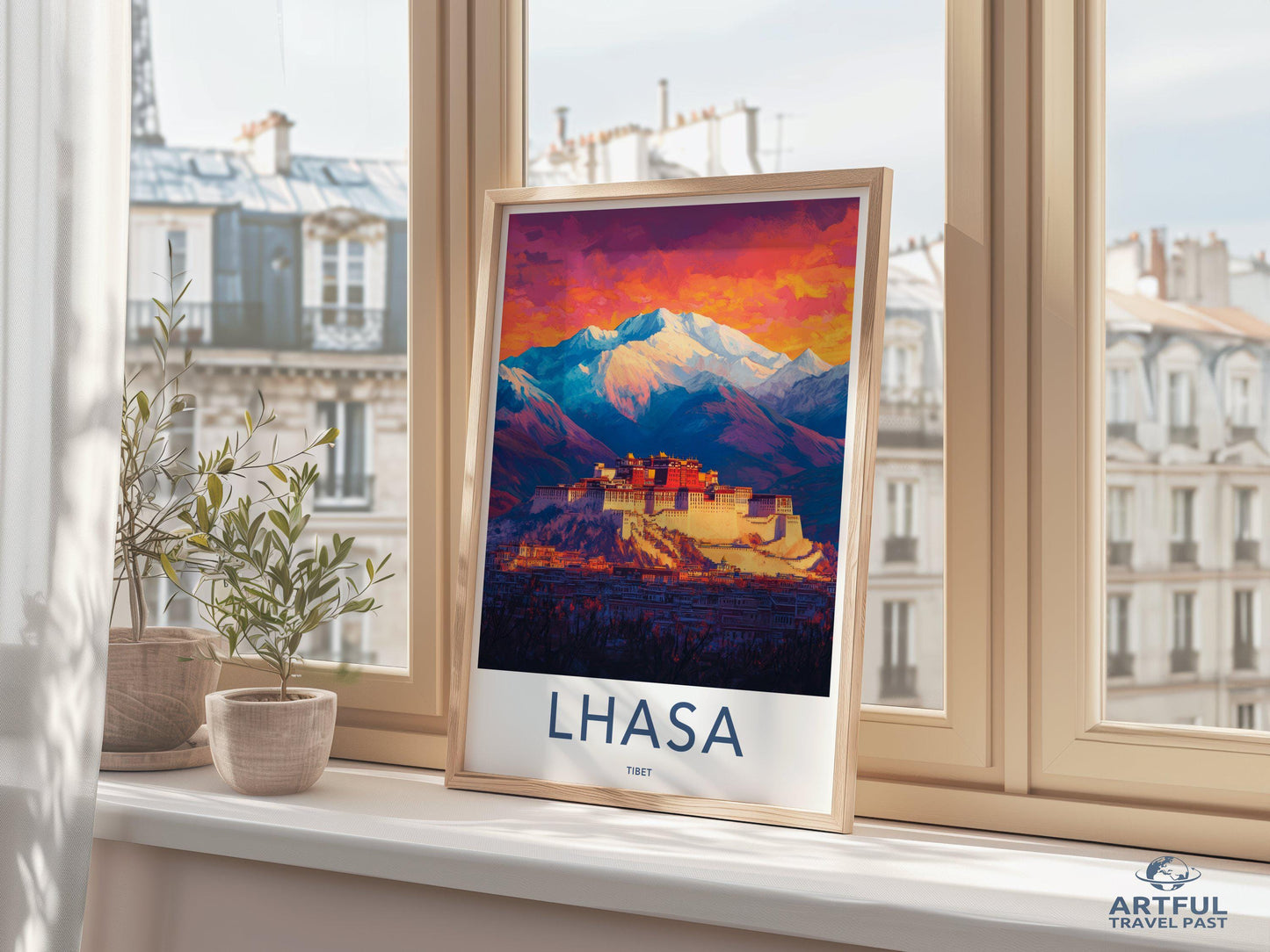 Lhasa Poster - Tibet Wall Art