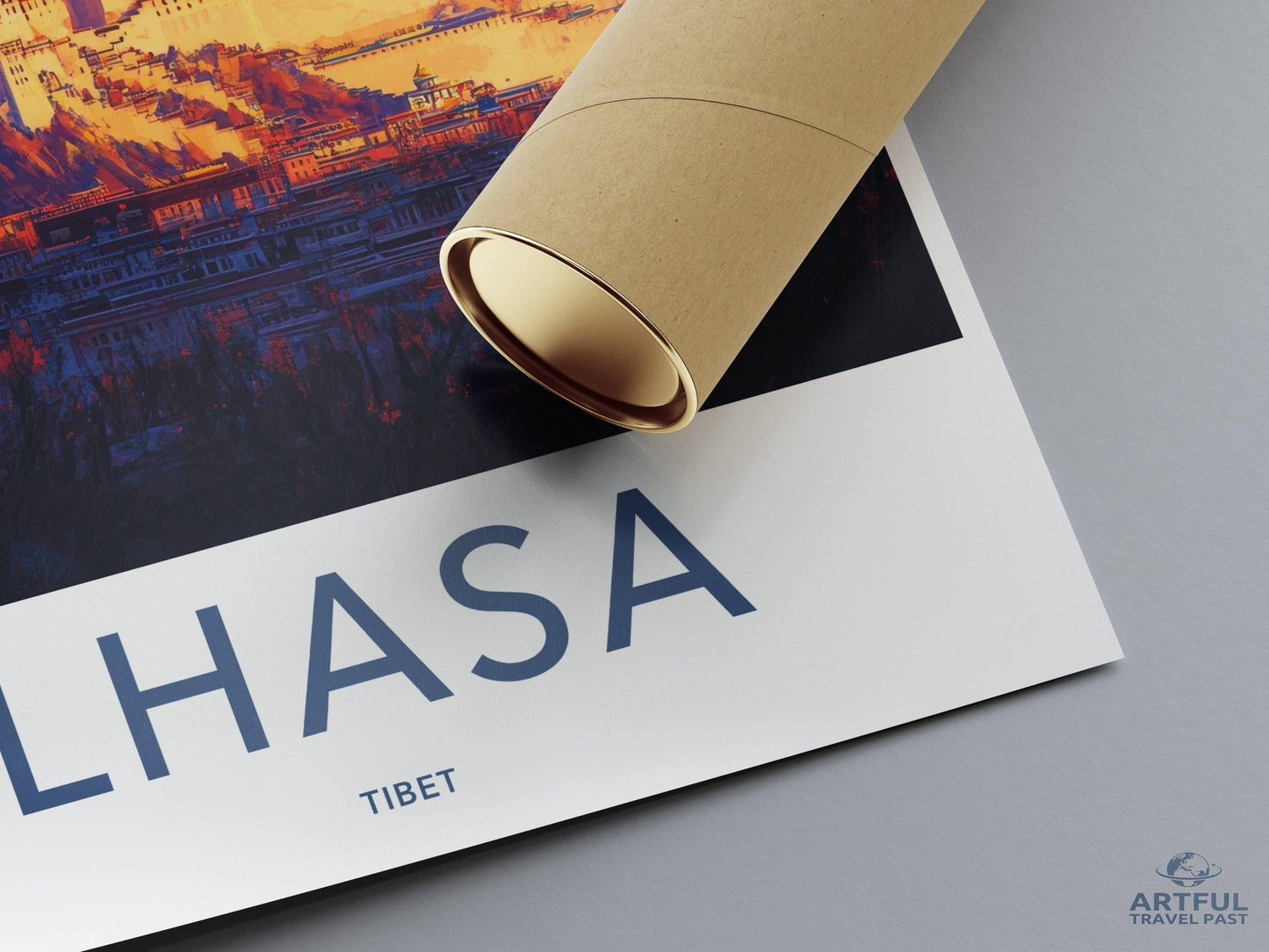 Lhasa Poster - Tibet Wall Art