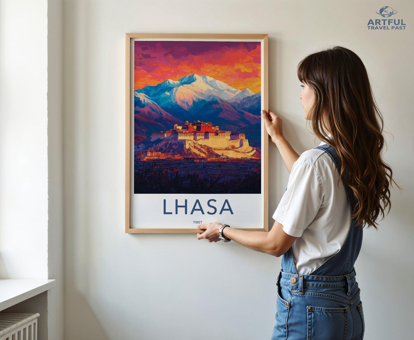 Lhasa Poster - Tibet Wall Art